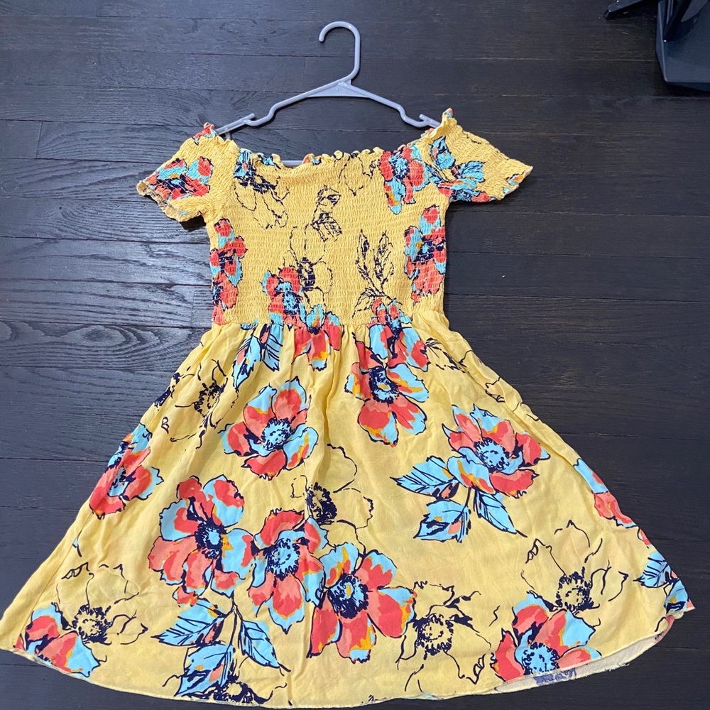 Yellow Floral Dress